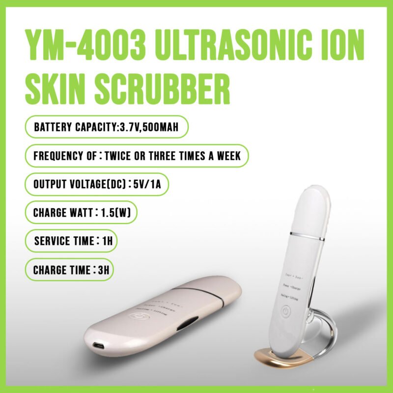 YM-4003 Ultrasonic ion skin scrubber - Image 2